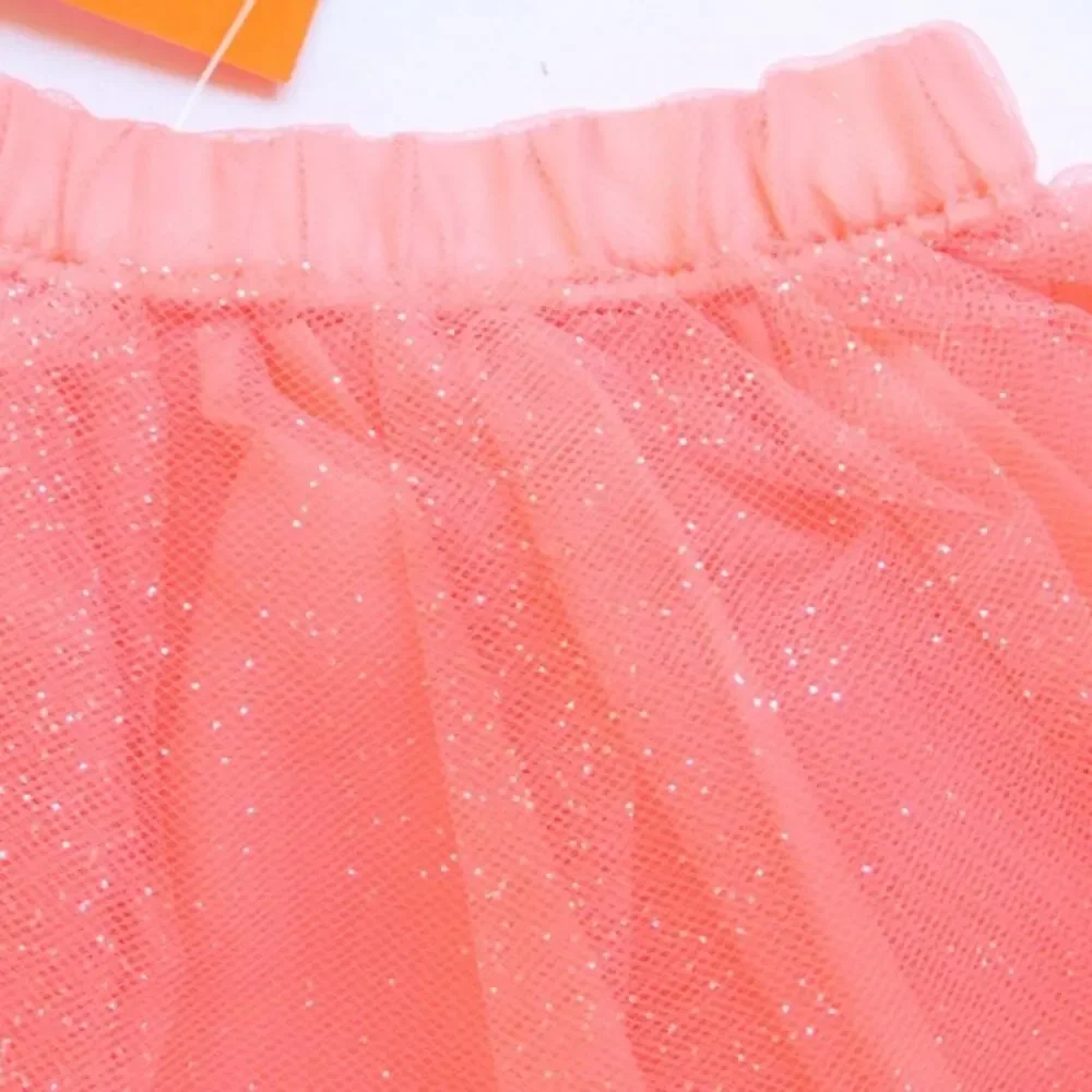 Gymboree Girls Mesh Tulle Tutu Skirt + Bloomer Set 2T Pink Coral Lot Ballerina